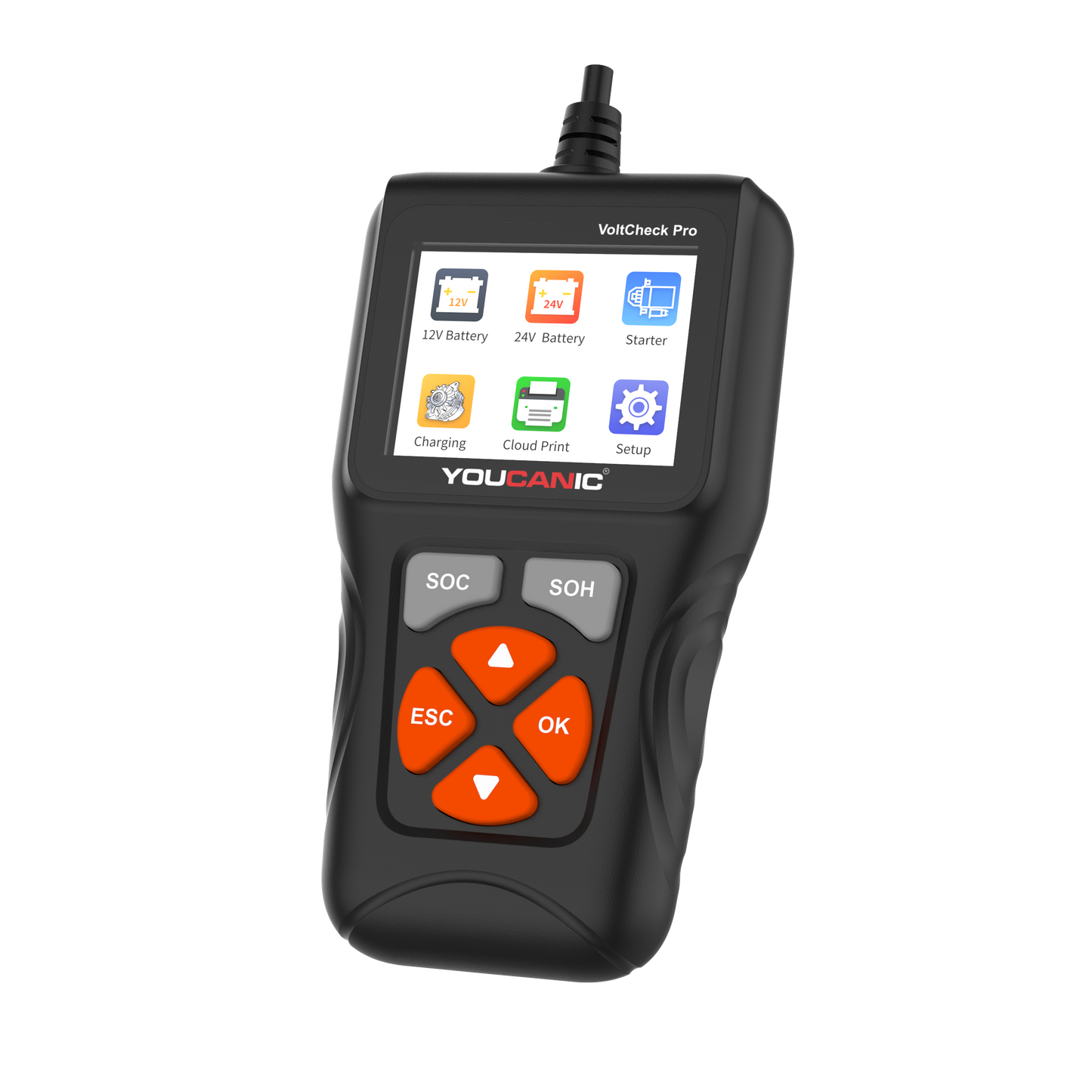 Voltcheck Pro | Digital Battery & Charging System Tester Analyzer | UCAN-VOLT-II