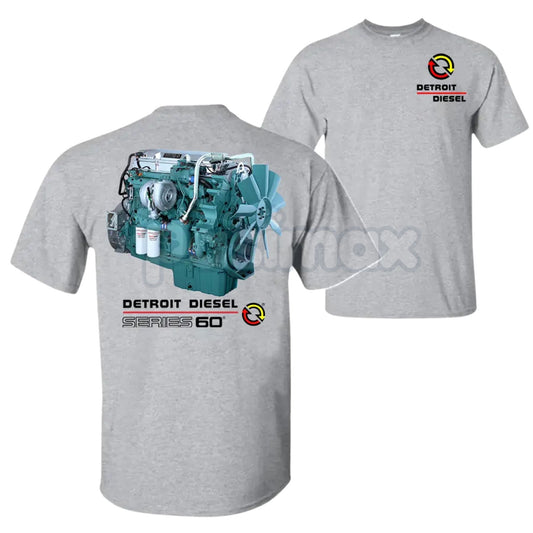Detroit Diesel Series 60 Engine T-Shirt - Vintage Truck Mechanic Graphic Tee, Rig Life Apparel, Unisex Diesel Power Shirt